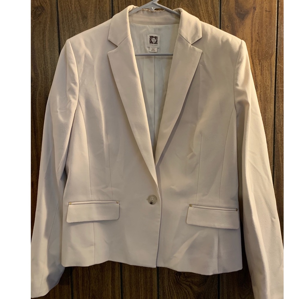 Anne Klein Tan Blazer
